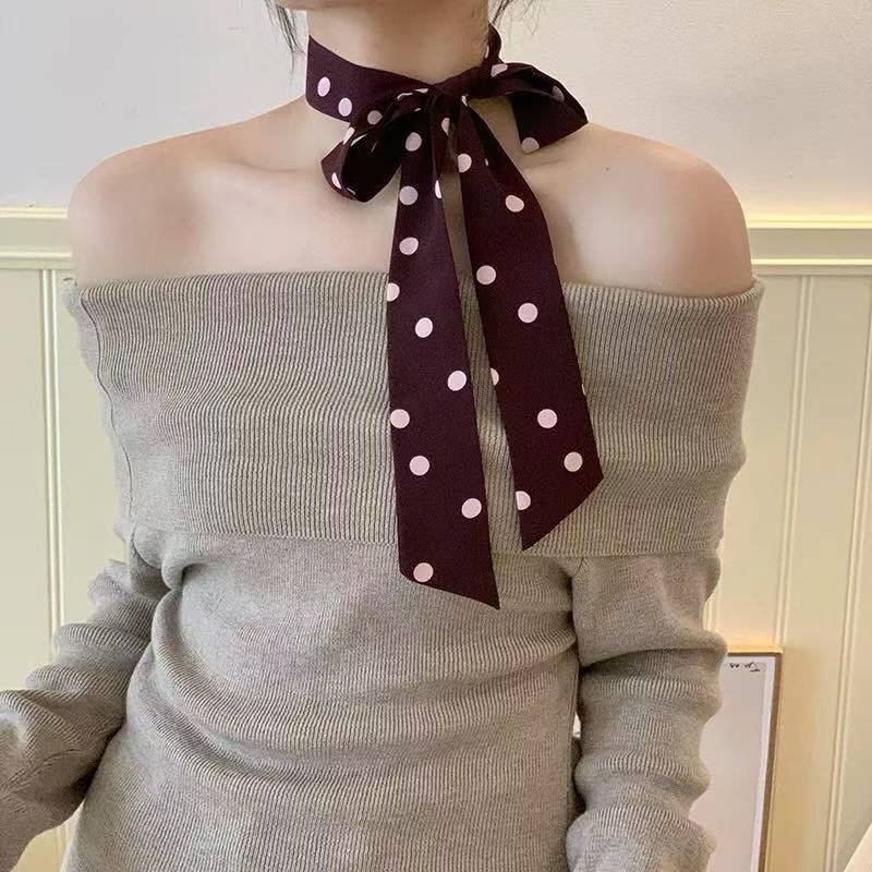 Polka Dot and Striped Print Sc - Silk Tie Striped 评论和价格