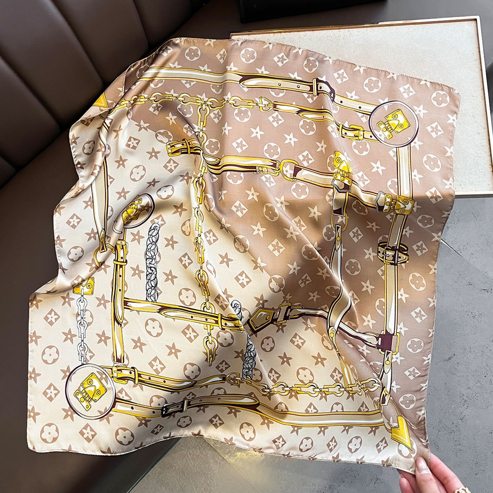 New Hot Sale Fashion 90X90cm P - Silk Neck Scarf 评论和价格