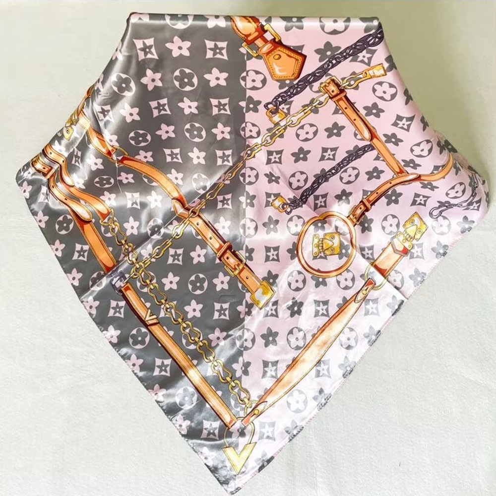 New Hot Sale Fashion 90X90cm P - Silk Neck Scarf 评论和价格