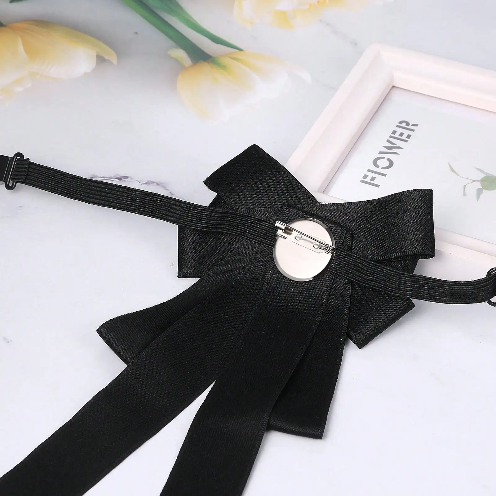 Bow Ties For Women, Adjustable - Bow Tie Pre Tied 评论和价格