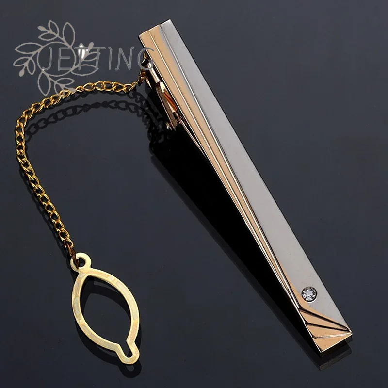 Hot Metal Simple Necktie Buckl - Tie Clip Silver 评论和价格