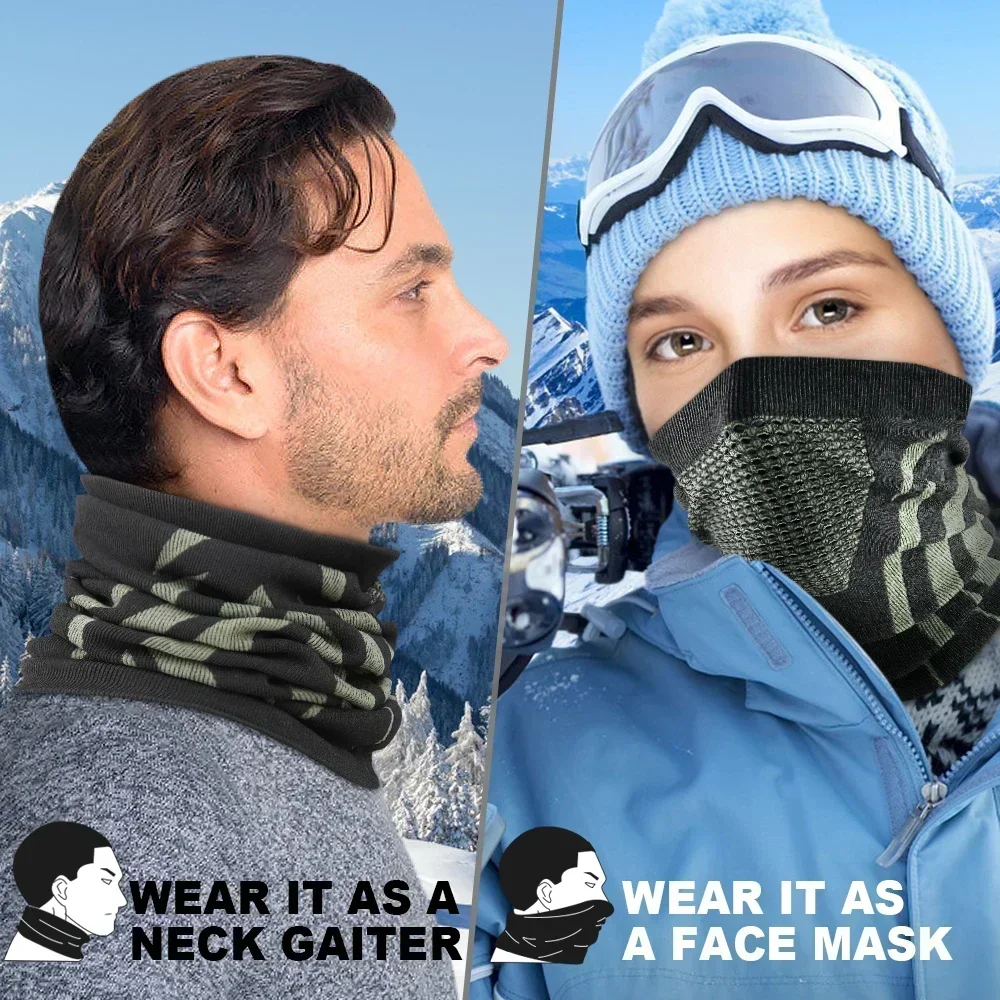Winter Ring Tube Soft Bandana  - Neck Warmer Tube 评论和价格