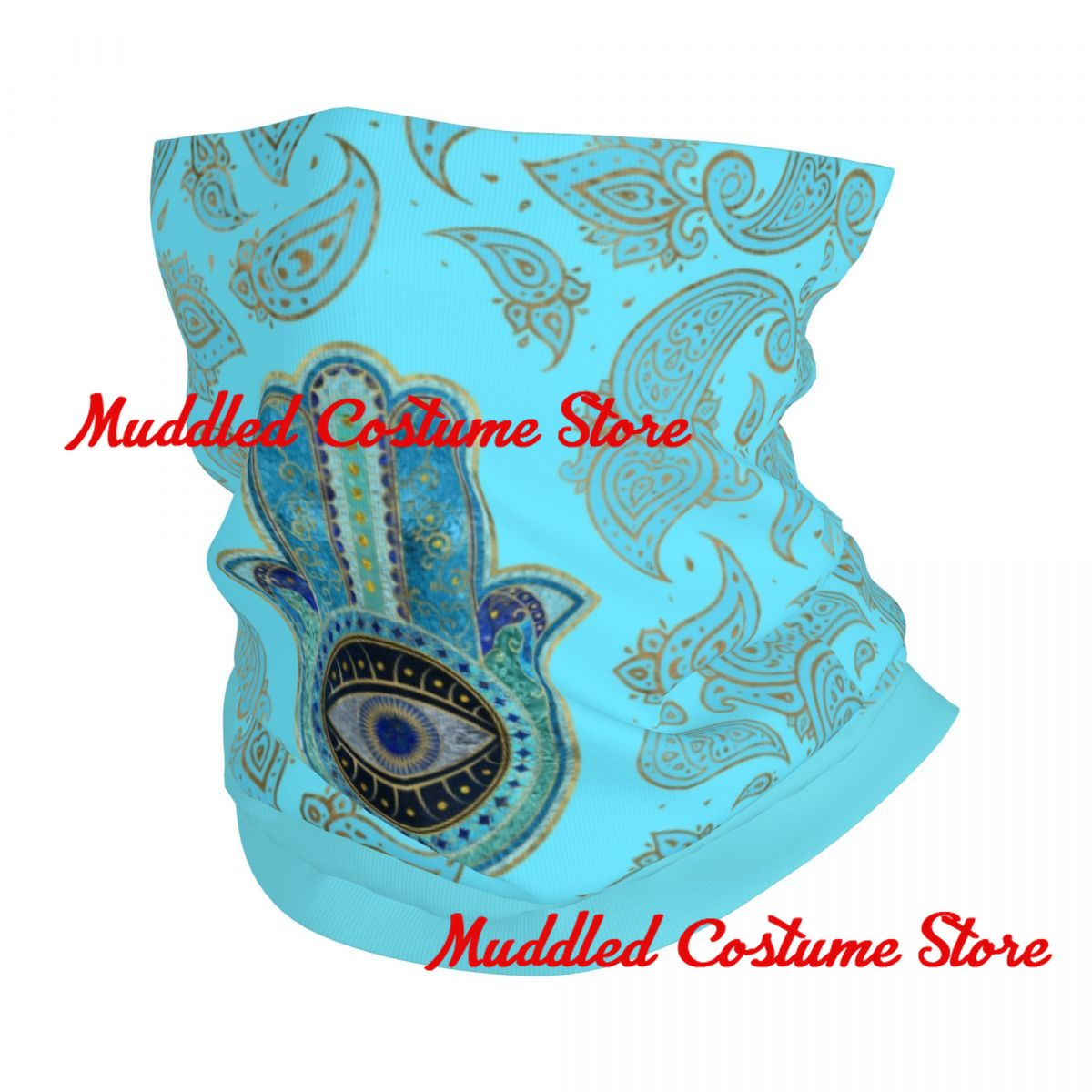 Custom Hand Of Fatima With Pai - Neck Warmer Tube 评论和价格