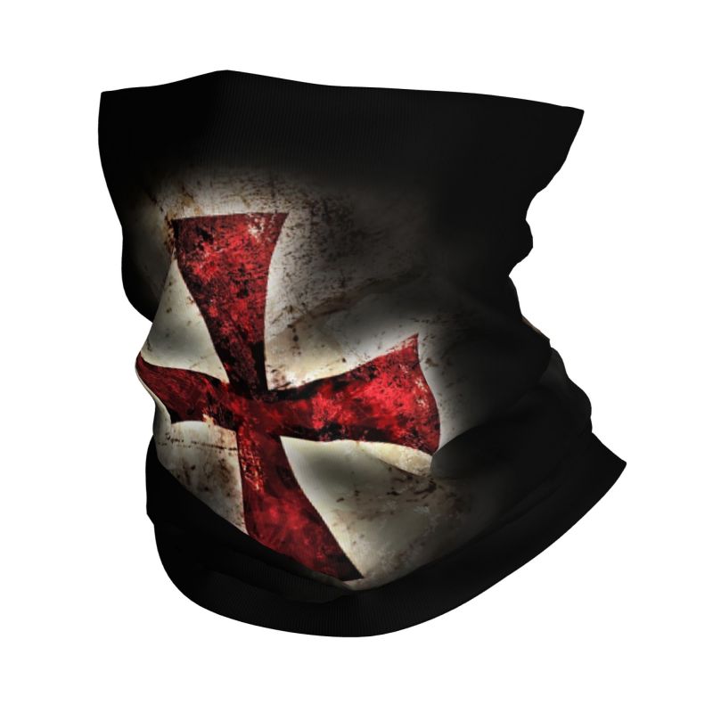 Custom Knights Templar Flag Ba - Neck Warmer Tube 评论和价格